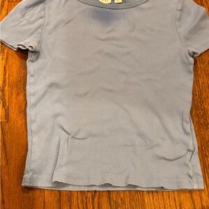 GAP Kids Blue Ribbed Tee